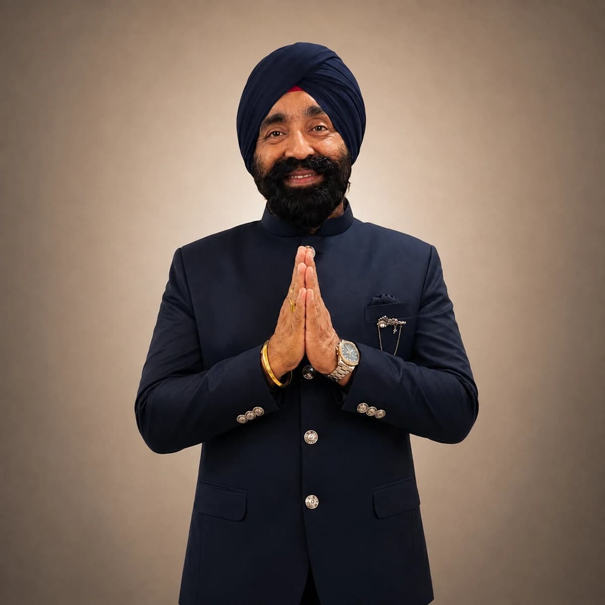 Ajinder Singh Saluja - Founder of Naman Tent House and Kiraya Bhandar Telibandha Raipur